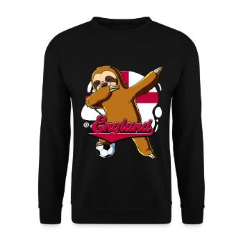 England Fußball - Unisex Pullover - Schwarz - Vorne - Alina (178cm) & Michal (187cm)