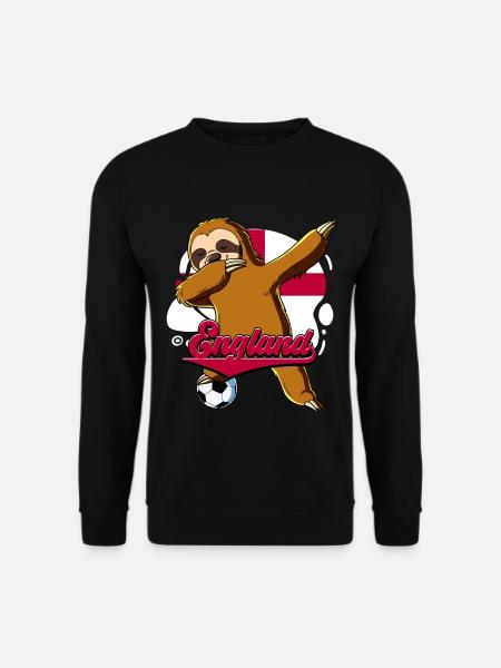 England Fußball - Unisex Pullover - Schwarz