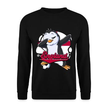 England Fußball - Unisex Pullover - Schwarz - Vorne - Alina (178cm) & Michal (187cm)