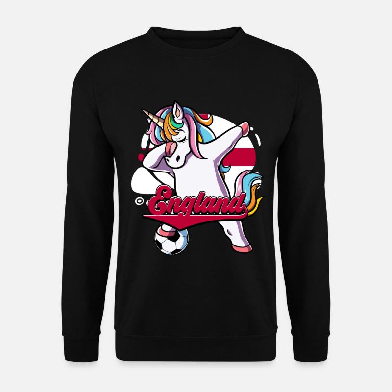 England Fußball - Unisex Pullover - Schwarz