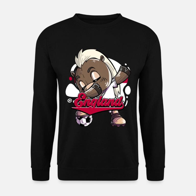 England Fußball - Unisex Pullover - Schwarz