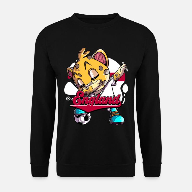 England Fußball - Unisex Pullover - Schwarz