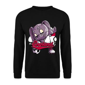 England Fußball - Unisex Pullover - Schwarz - Vorne - Alina (178cm) & Michal (187cm)
