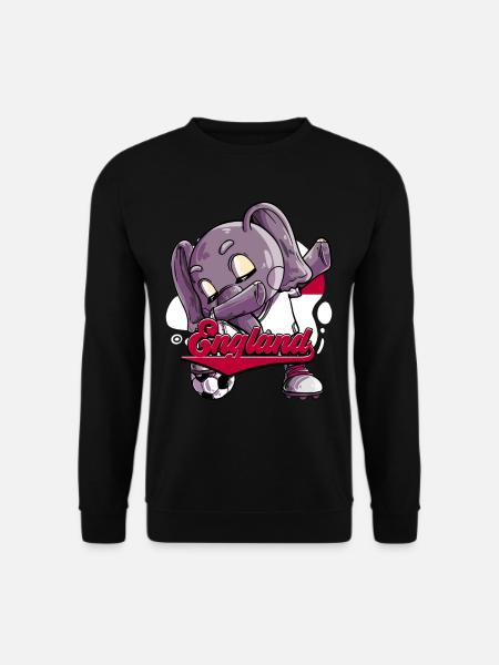 England Fußball - Unisex Pullover - Schwarz