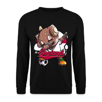 England Fußball - Unisex Pullover - Schwarz - Vorne - Alina (178cm) & Michal (187cm)