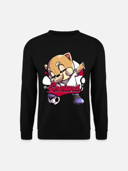 England Fußball - Unisex Pullover - Schwarz