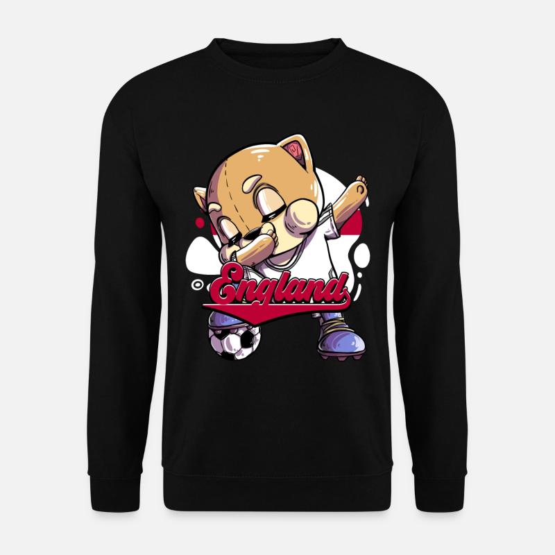 England Fußball - Unisex Pullover - Schwarz