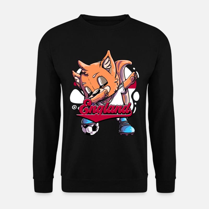 England Fußball - Unisex Pullover - Schwarz