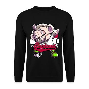 England Fußball - Unisex Pullover - Schwarz - Vorne - Alina (178cm) & Michal (187cm)