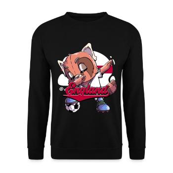 England Fußball - Unisex Pullover - Schwarz - Vorne - Alina (178cm) & Michal (187cm)