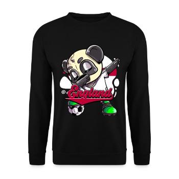 England Fußball - Unisex Pullover - Schwarz - Vorne - Alina (178cm) & Michal (187cm)