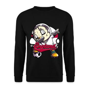 England Fußball - Unisex Pullover - Schwarz - Vorne - Alina (178cm) & Michal (187cm)