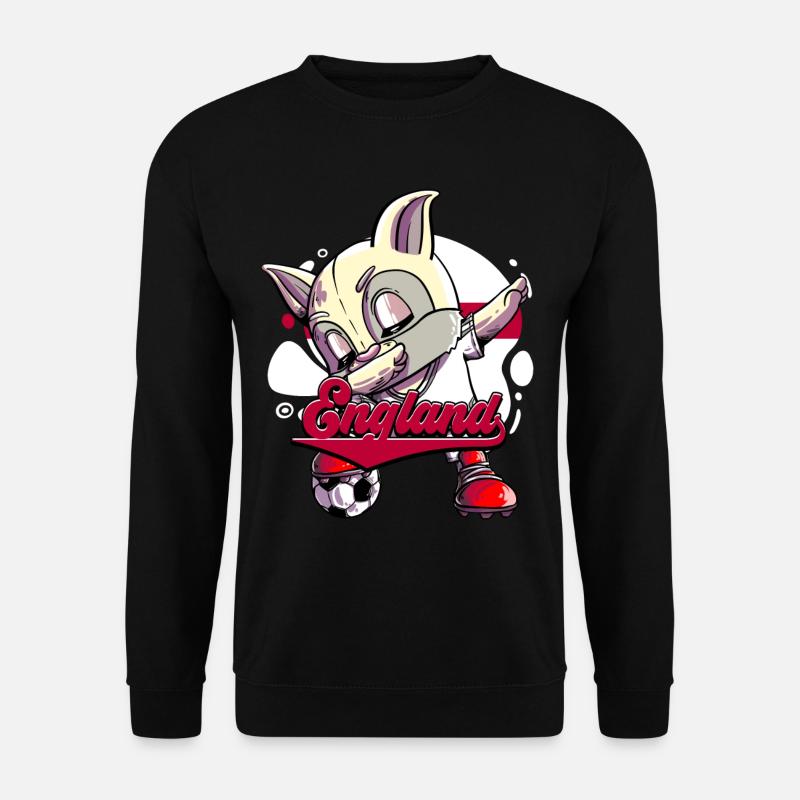 England Fußball - Unisex Pullover - Schwarz