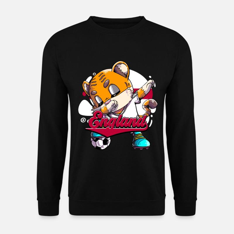 England Fußball - Unisex Pullover - Schwarz