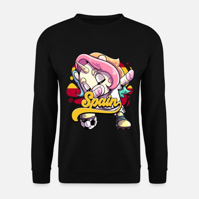 Spanien Fußball - Unisex Pullover - Schwarz