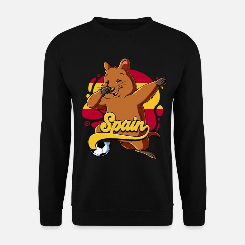 Spanien Fußball - Unisex Pullover - Schwarz