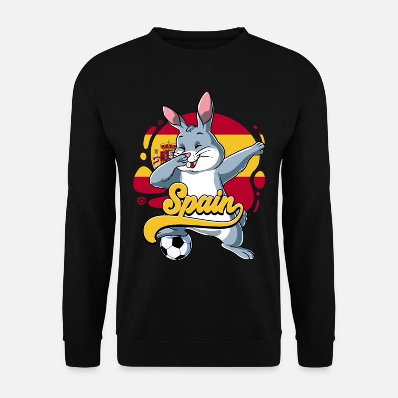 Spanien Fußball - Unisex Pullover - Schwarz