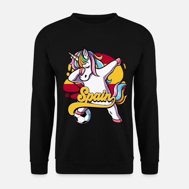 Spanien Fußball - Unisex Pullover - Schwarz