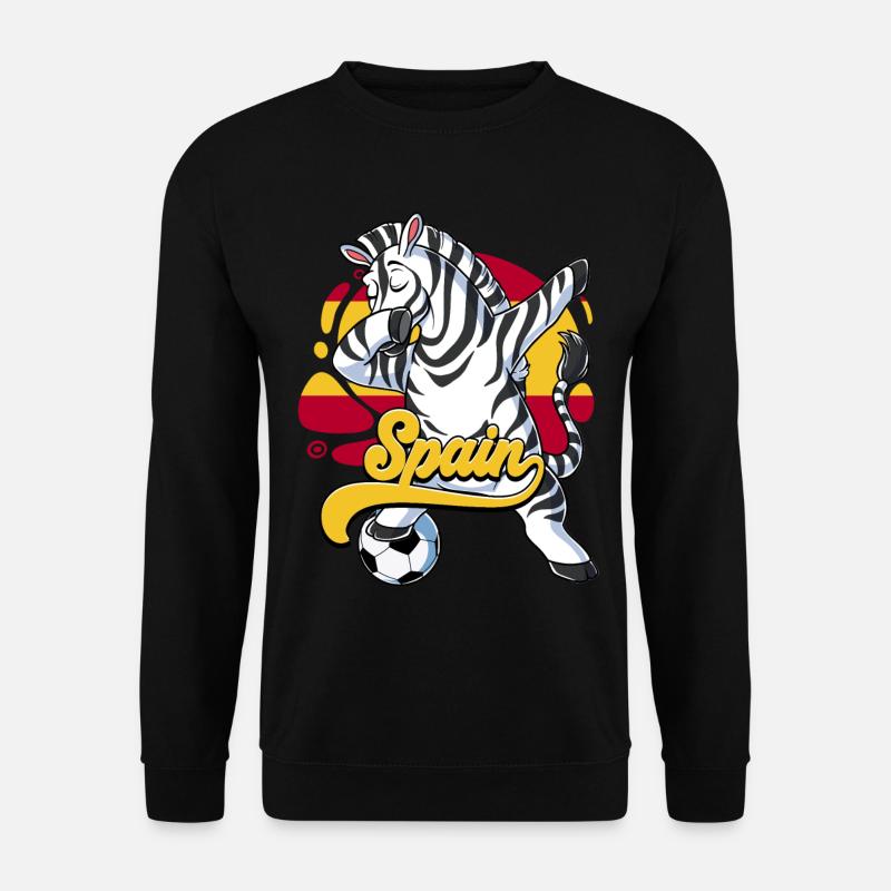 Spanien Fußball - Unisex Pullover - Schwarz