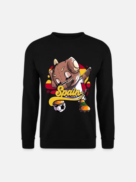 Spanien Fußball - Unisex Pullover - Schwarz