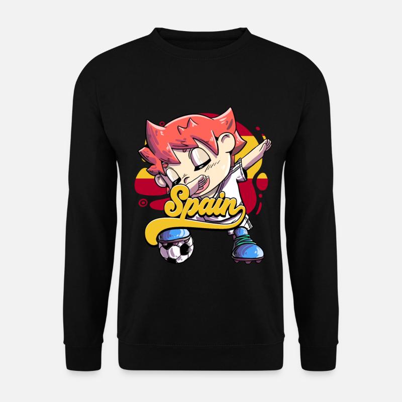 Spanien Fußball - Unisex Pullover - Schwarz