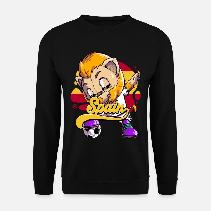 Spanien Fußball - Unisex Pullover - Schwarz