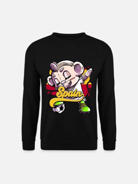 Spanien Fußball - Unisex Pullover - Schwarz