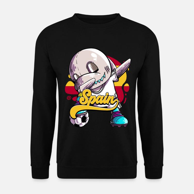 Spanien Fußball - Unisex Pullover - Schwarz