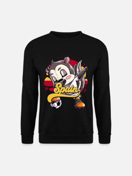 Spanien Fußball - Unisex Pullover - Schwarz