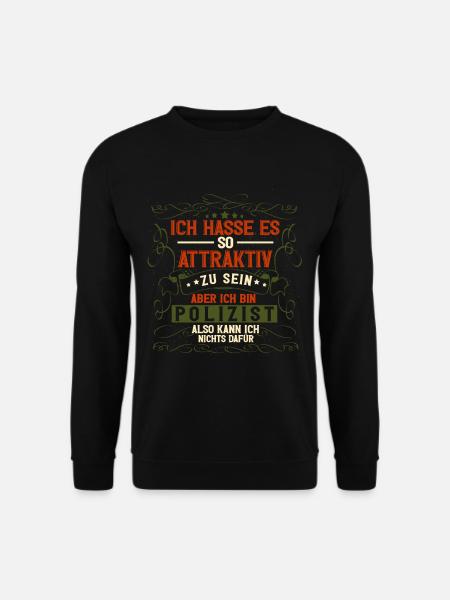 Polizist Polizei - Unisex Pullover - Schwarz
