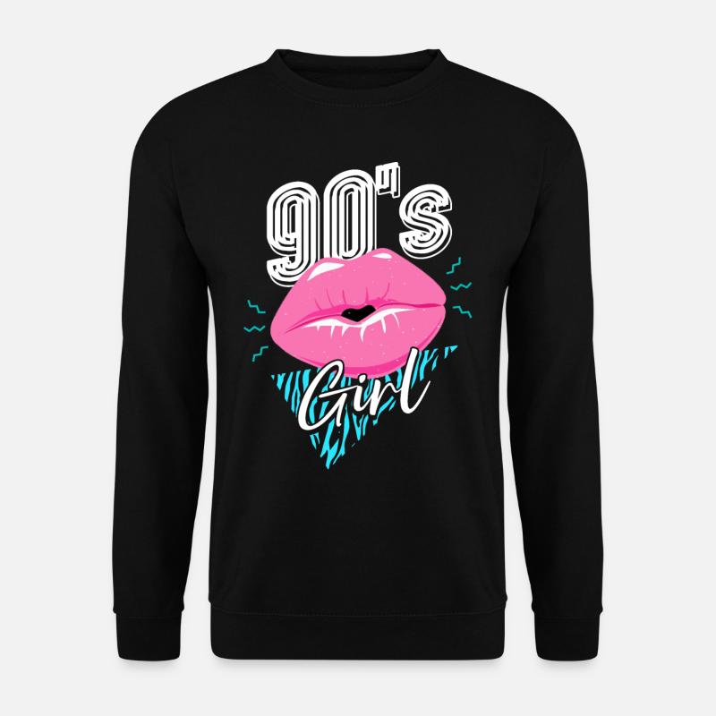 90s 90s Girl - Unisex Sweatshirt - black