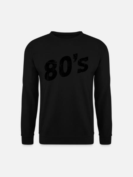 80er Jahre 80s - Unisex Pullover - Schwarz
