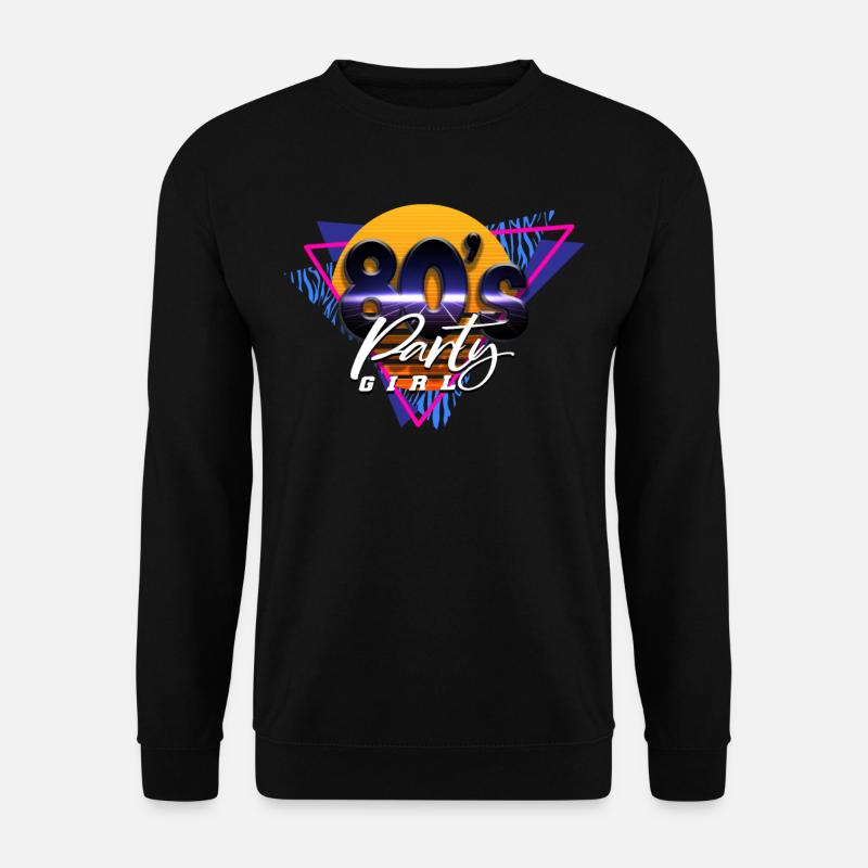 Fille des années 80 et 80 - Sweat-shirt Unisexe - noir