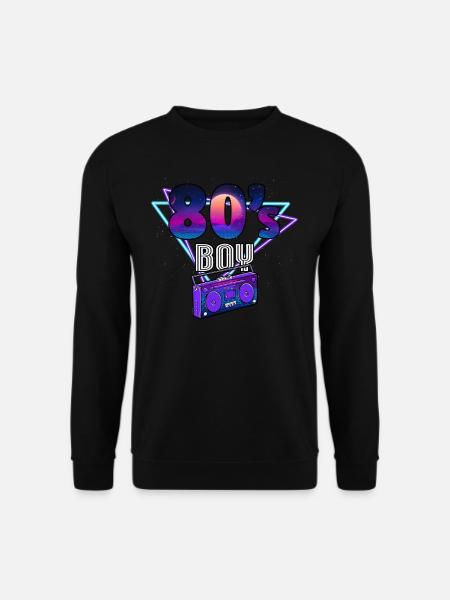 80s 80s Men - Unisex Sweatshirt - black