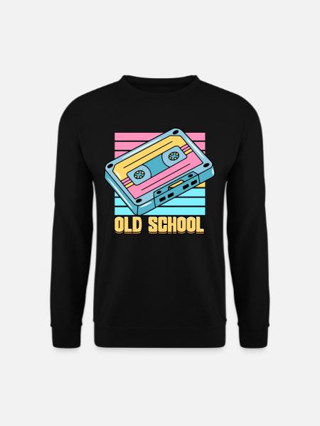 90er Kassette Old School 90er Jahre - Unisex Pullover - Schwarz