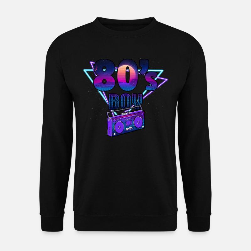 80s 80s Men - Unisex Sweatshirt - black