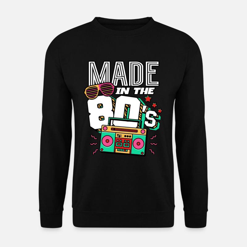 80s Made In The 80s - Unisex Sweatshirt - black