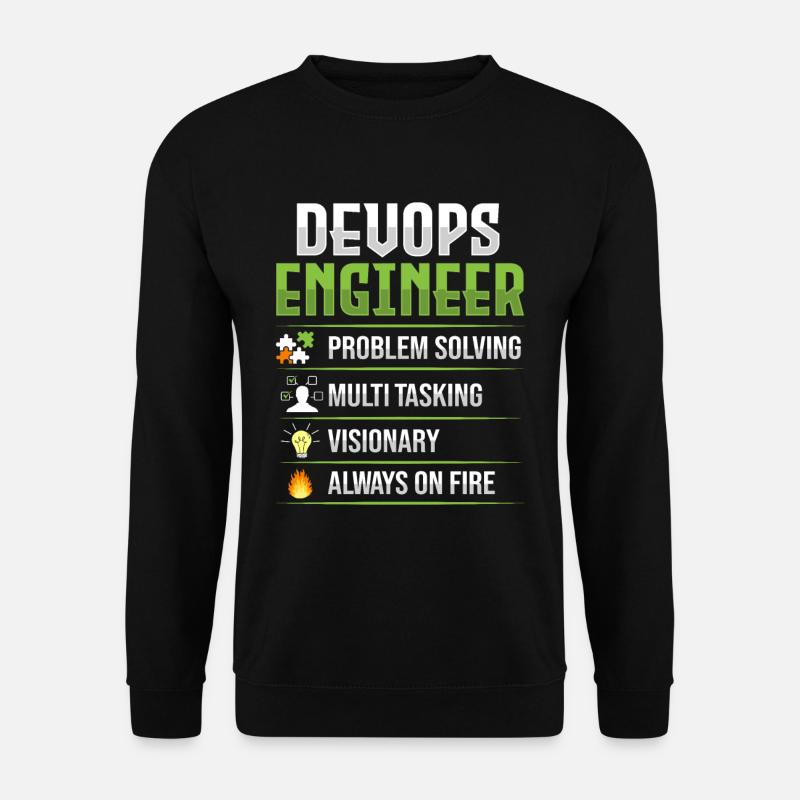 Devops Sys-Admin Developer - Unisex Sweatshirt - black