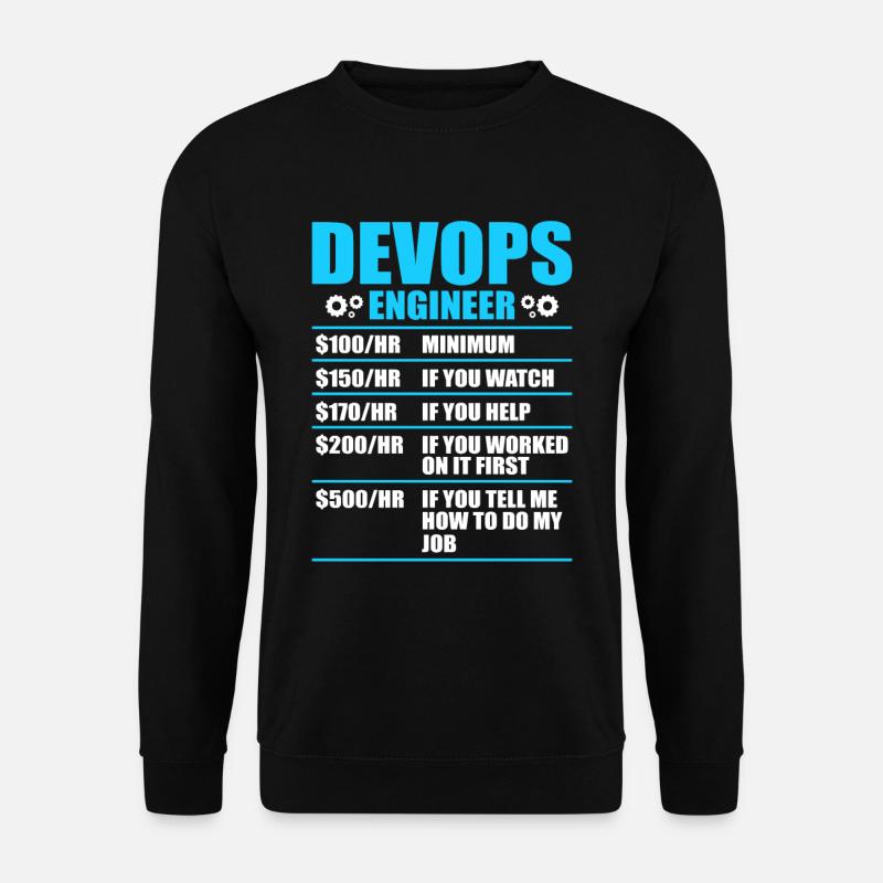 Devops Sys-Admin Developer - Unisex Sweatshirt - black