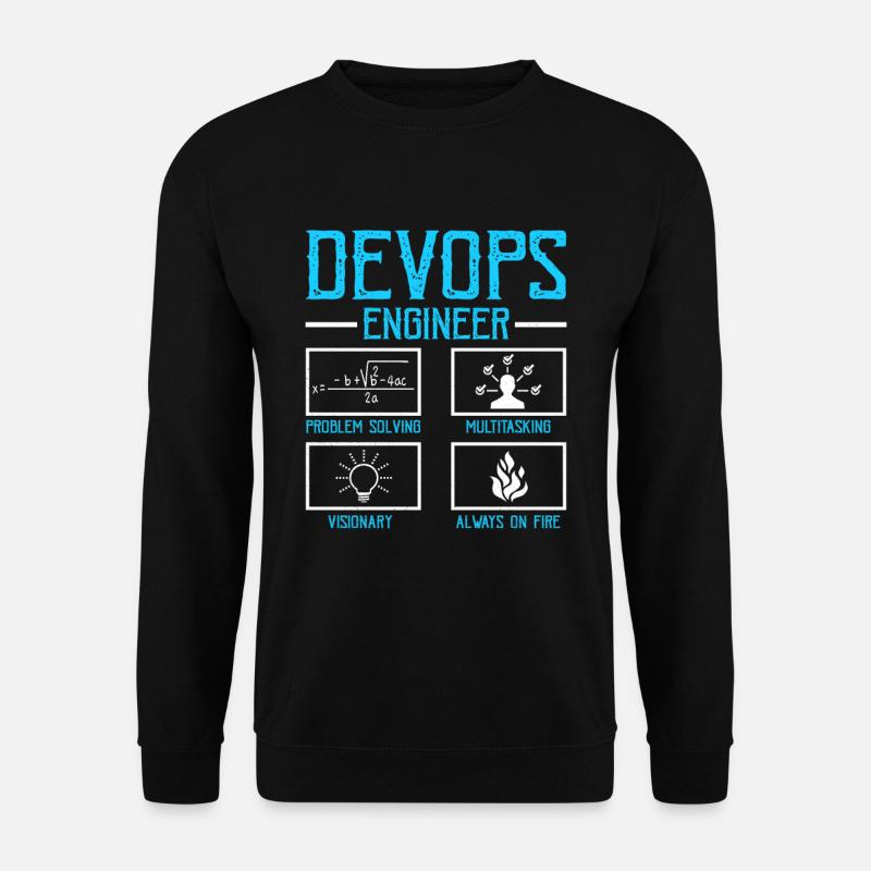 Devops Sys-Admin Developer - Unisex Sweatshirt - black