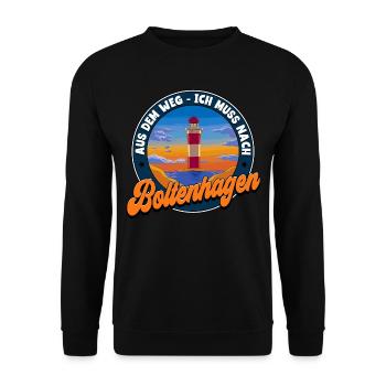 Boltenhagen - Unisex Pullover - Schwarz - Vorne - Alina (178cm) & Michal (187cm)