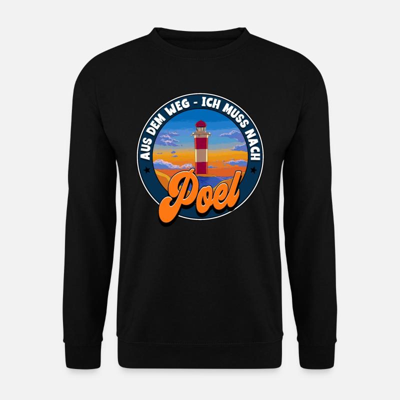 Poel - Unisex Pullover - Schwarz