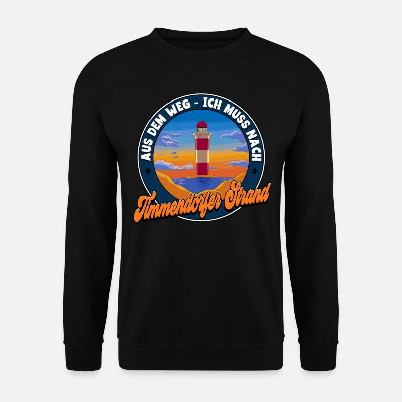 Timmendorfer Strand - Unisex Pullover - Schwarz