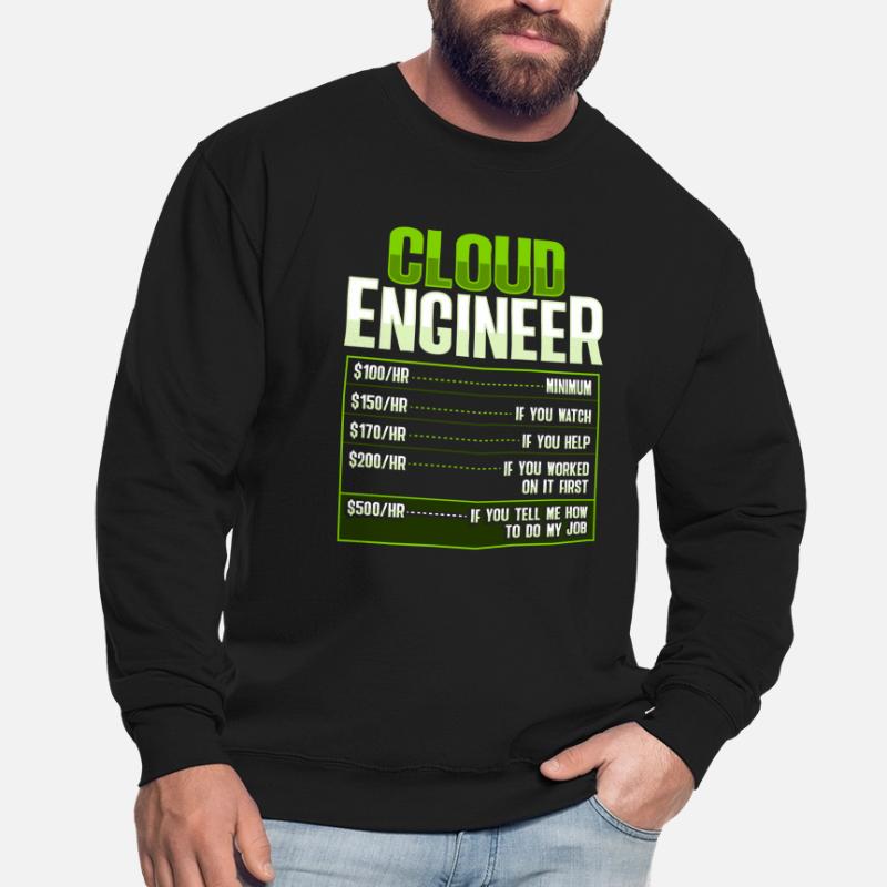 Sys Admin and Developer Cloud Devops Engineer Unisex Sweatshirt