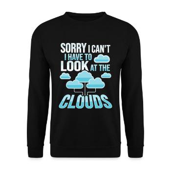 Cloud Administrator Cloud Devops - Unisex Sweatshirt - black - Front - Alina (178cm) & Michal (187cm)