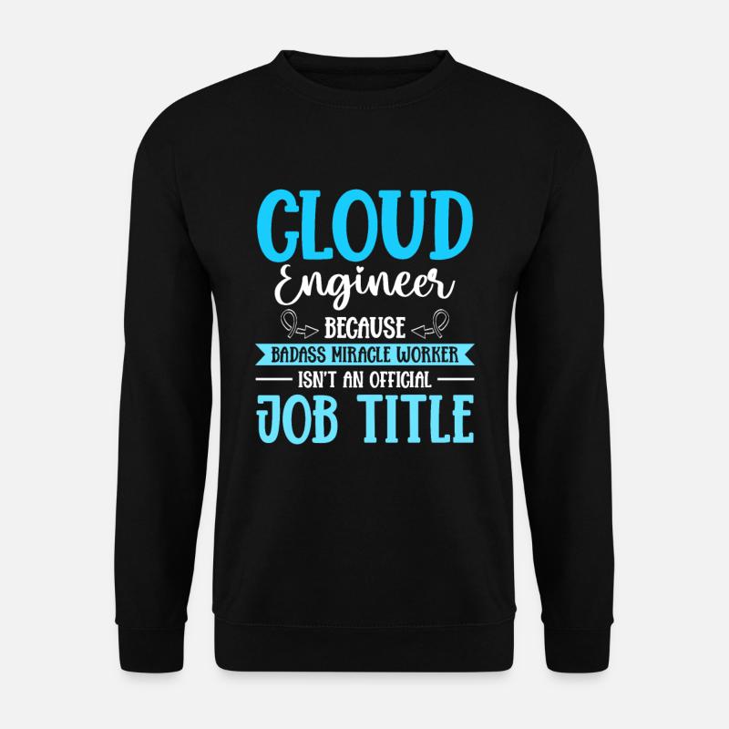 Administrateur Cloud Devops - Sweat-shirt Unisexe - noir