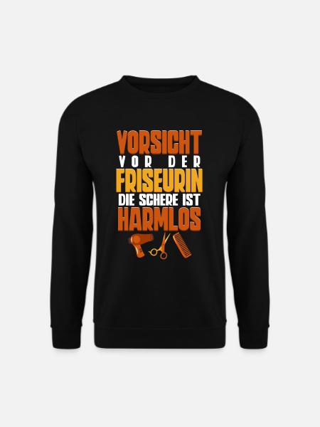 Friseurin - Unisex Pullover - Schwarz