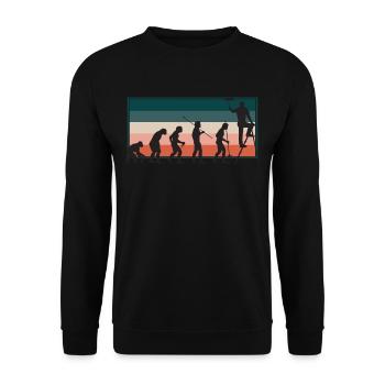 Maler - Unisex Pullover - Schwarz - Vorne - Alina (178cm) & Michal (187cm)