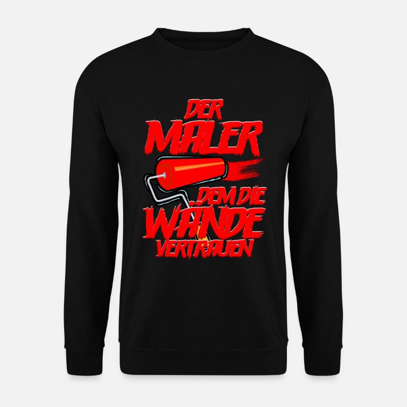 Maler - Unisex Pullover - Schwarz