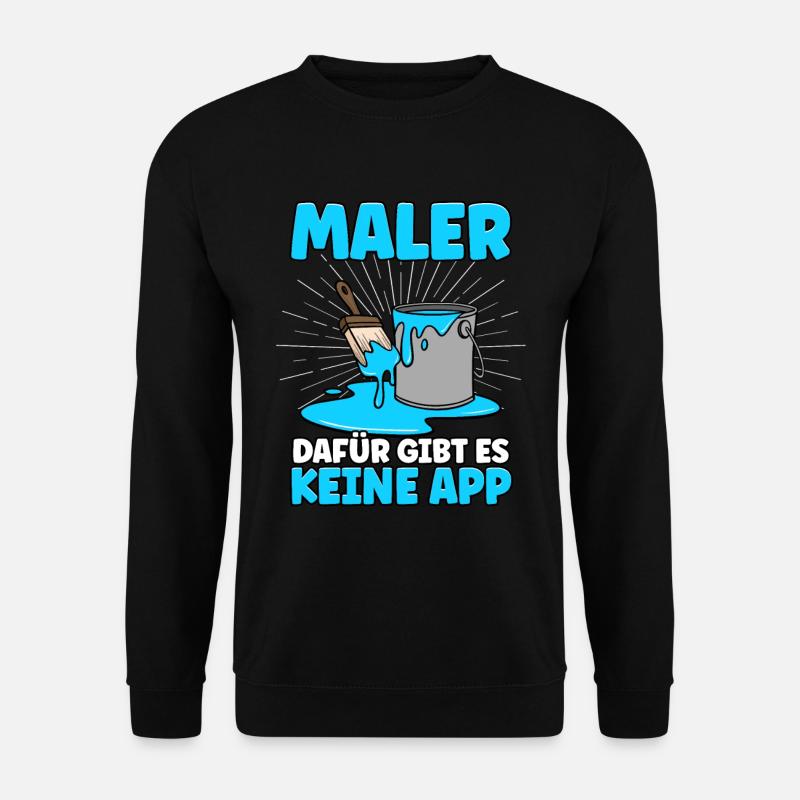 Maler - Unisex Pullover - Schwarz